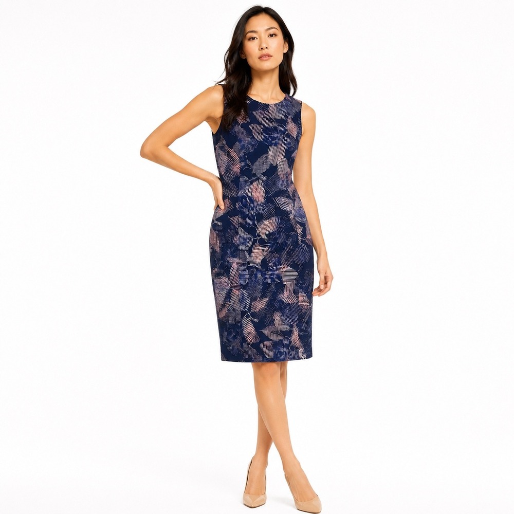 Rebecca Taylor Womens Sonic Garden Sheath Dress 6 Cocktail Romantic Office NEW